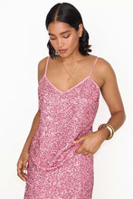 Load image into Gallery viewer, Pink Sequin Cami Top
