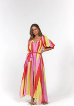 Load image into Gallery viewer, La Bohème Girls Camila Maxi Dress Candy Stripe
