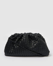 Load image into Gallery viewer, Izoa Vincenza Woven Bag Black

