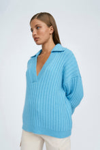 Load image into Gallery viewer, COSMIC KNIT SWEATER - BLUE
