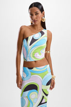 Load image into Gallery viewer, Cleo Cropped Top - Mars Blue (sold as a set)
