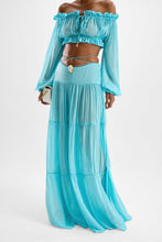 Load image into Gallery viewer, Song Moonstone Skirt - Blue Lagoon (sold as a set)
