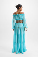 Load image into Gallery viewer, Song Moonstone Skirt - Blue Lagoon (sold as a set)
