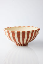 Load image into Gallery viewer, TERRACOTTA STRIPE BOWL
