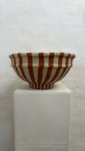 Load image into Gallery viewer, TERRACOTTA STRIPE BOWL
