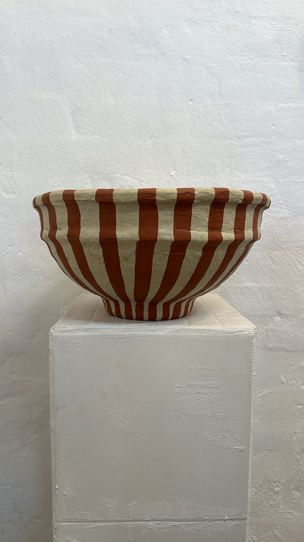 TERRACOTTA STRIPE BOWL