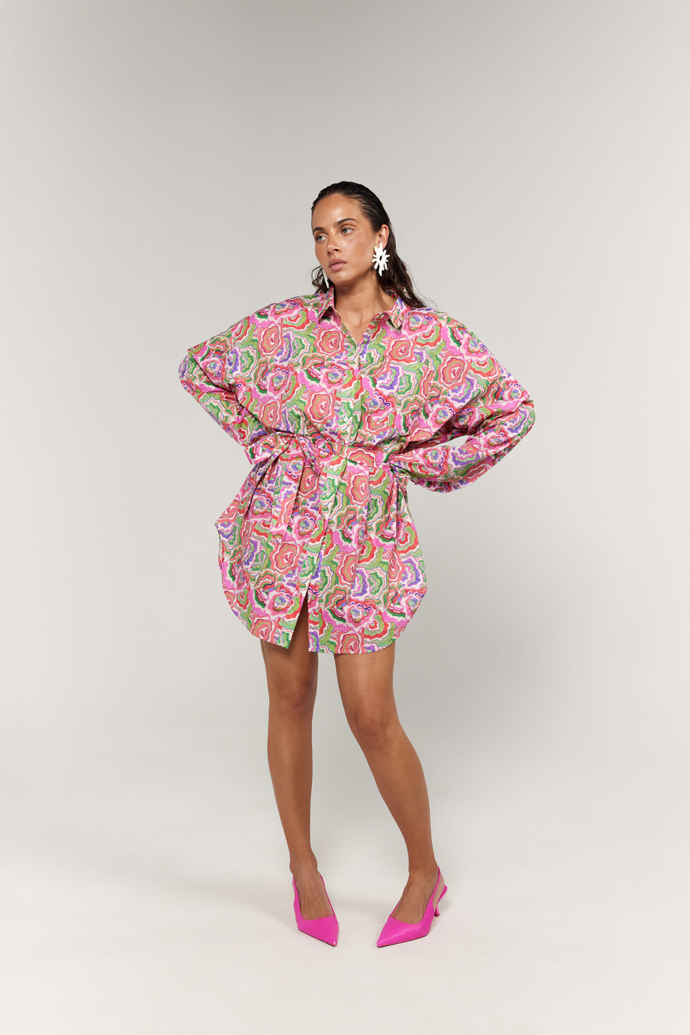 La Bohème Girls Clyde Shirt Cotton Agate Candy Apple