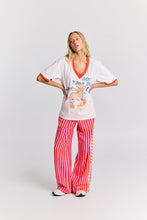 Load image into Gallery viewer, She’s on fire V-Neck Tee
