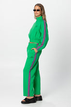 Load image into Gallery viewer, KELLY GREEN &quot;GEO&quot; TRACK PANTS 3.0
