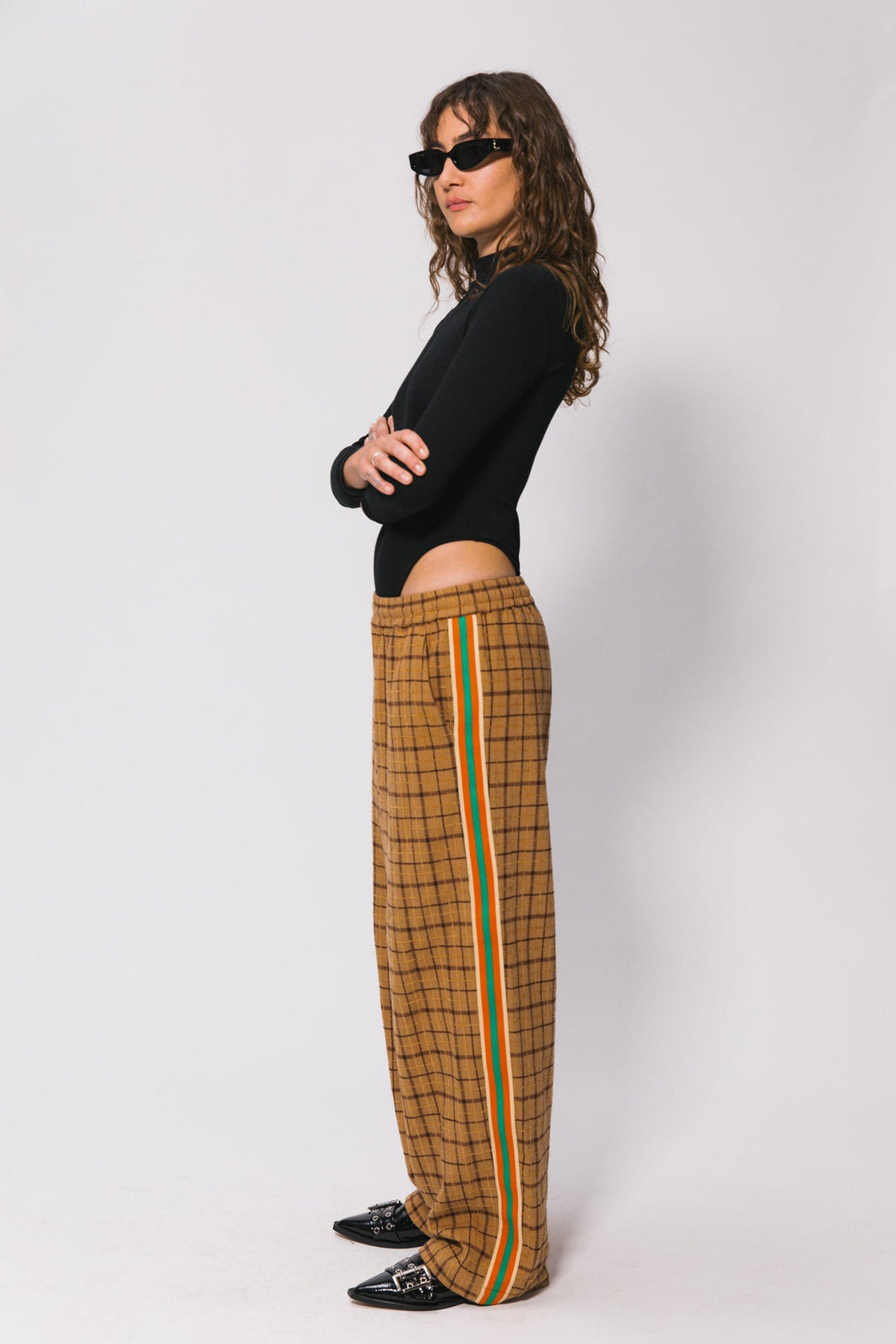 Check Baggy Vacay Pants