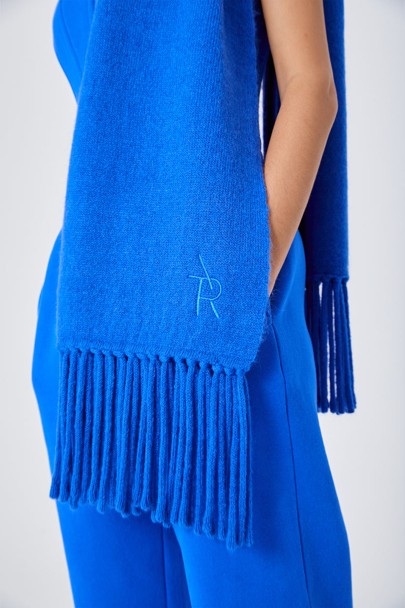 The Scarf in Cobalt