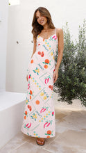 Load image into Gallery viewer, Peach Lemon Maxi Dress
