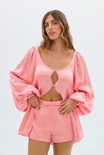 Load image into Gallery viewer, Penelope Bow Hot Short - Watermelon (sold as set)
