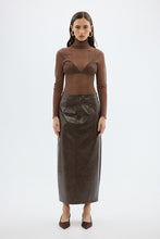 Load image into Gallery viewer, Raye Maxi Skirt - Chocolate
