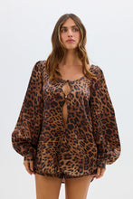 Load image into Gallery viewer, Penelope Blouse - Leopard (sold as set)

