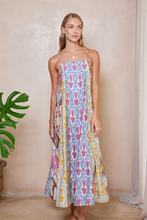 Load image into Gallery viewer, Alita Lara Maxi Dress - Aquarius Patchwork
