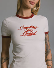 Load image into Gallery viewer, &quot;Romance&quot; Baby Tee Vintage white
