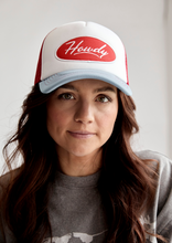 Load image into Gallery viewer, Howdy Patch Trucker Cap
