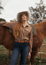Load image into Gallery viewer, Homestead Check Boyfriend Button Up
