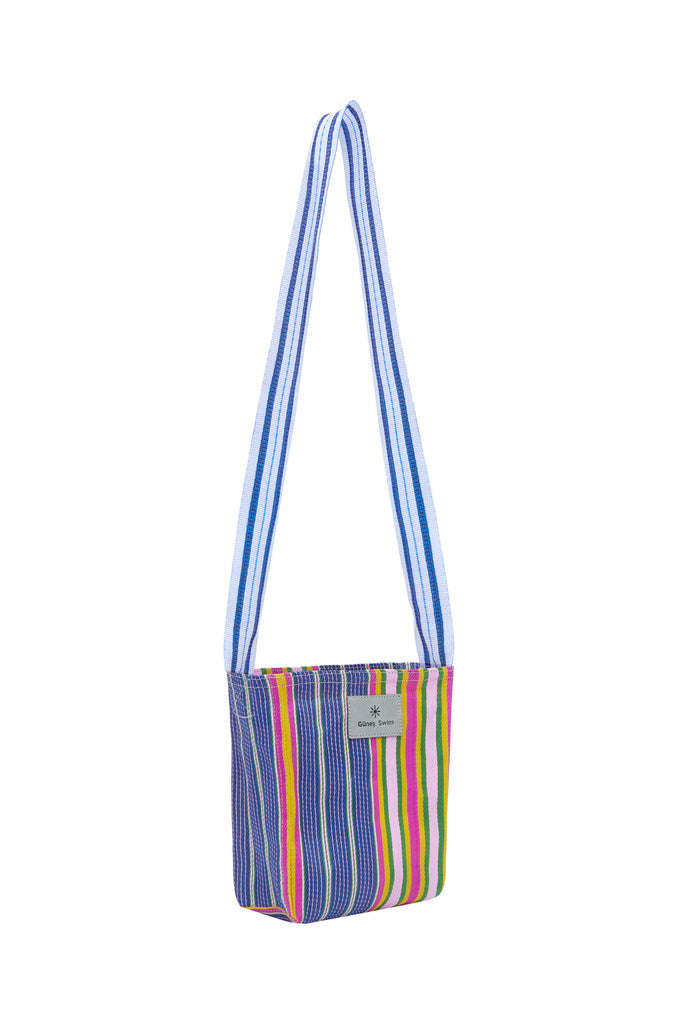 Ribbon Bag in True Blue
