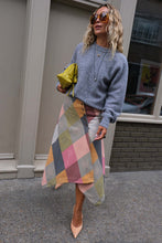 Load image into Gallery viewer, Argyle Wool Blend Skirt
