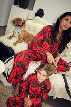 Load image into Gallery viewer, Red Bow Cotton Button Through Pyjamas
