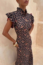 Load image into Gallery viewer, Cherry Leopard Remi Dress
