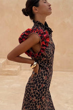 Load image into Gallery viewer, Cherry Leopard Remi Dress
