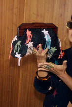 Load image into Gallery viewer, Black Star Clutch Bag
