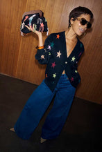 Load image into Gallery viewer, Black Star Clutch Bag
