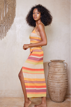 Load image into Gallery viewer, Leilani Mila Midi Skirt - Sunset Stripe
