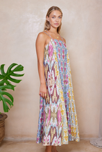 Load image into Gallery viewer, Alita Lara Maxi Dress - Aquarius Patchwork
