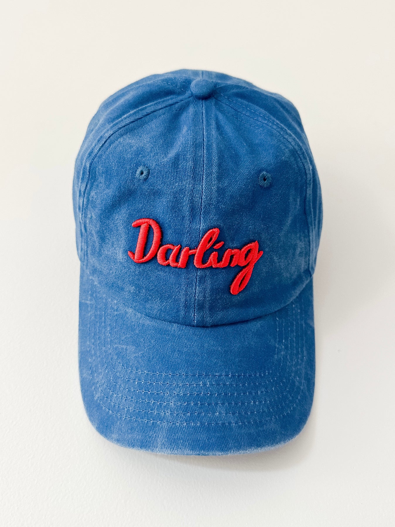 Vintage Wash Darling Cap - Blue – Ruby's Boutique