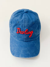 Load image into Gallery viewer, Vintage Wash Darling Cap - Blue
