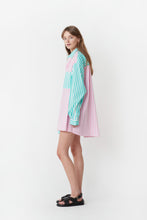 Load image into Gallery viewer, BENNY SHIRT IN PINK/TURQUOISE
