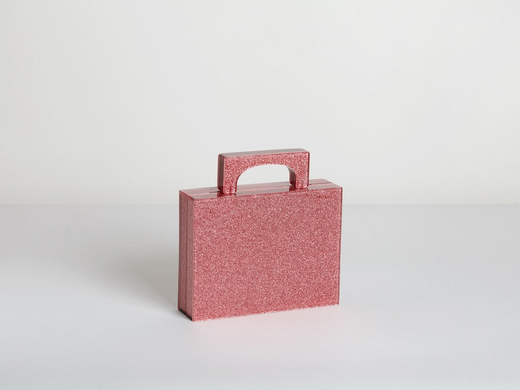 ALEXA BAG PINK GLITTER