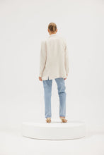 Load image into Gallery viewer, Ava Linen Blazer in Oyster
