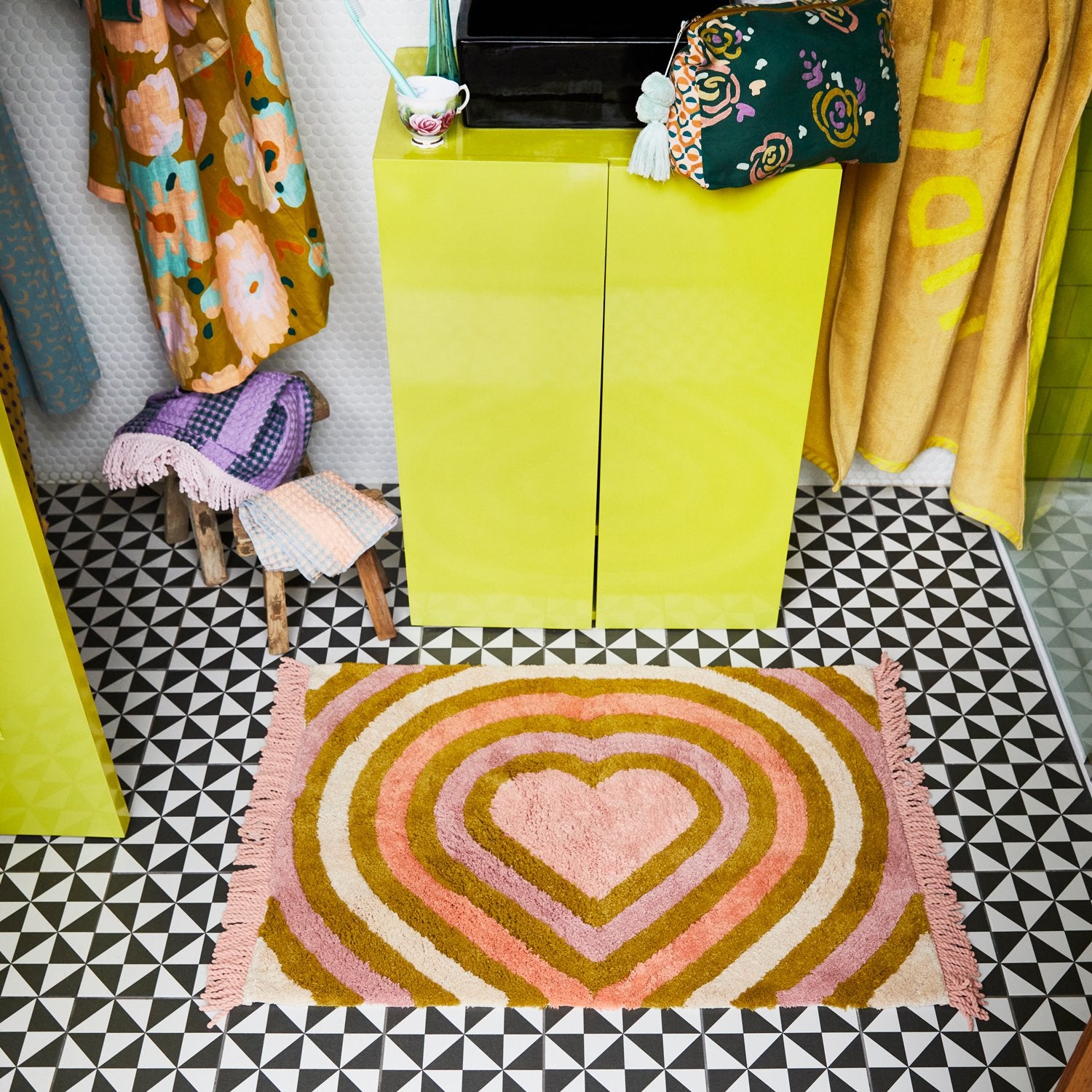 BOHDI TUFTED BATH MAT DUSK Ruby's Boutique