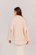 Load image into Gallery viewer, ELLIE TEDDY COAT IN IVORY
