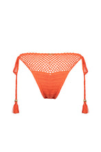 Load image into Gallery viewer, Capri High Argentina Crochet Bikini Bottom - Coral
