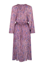 Load image into Gallery viewer, Ainsley Priya Midi Dress - Lavender Paisley
