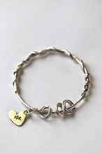 Load image into Gallery viewer, Flick Doodad Bangle, Silver &amp; Brass
