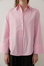 Load image into Gallery viewer, Fern Shirt in Pink/White
