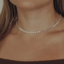 Load image into Gallery viewer, CIRCLE CHAIN CHOKER (TEXTURED)

