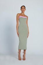 Load image into Gallery viewer, ISABELLA CHECK STRAPLESS KNIT
