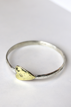 Load image into Gallery viewer, Silver Love on the Side with Brass Heart
