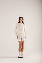Load image into Gallery viewer, KINSLEY CABLE KNIT JUMPER - PEARL
