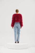 Load image into Gallery viewer, Manhattan Crop Jacket in Raspberry
