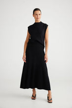 Load image into Gallery viewer, Alamo Knit Skirt in Black
