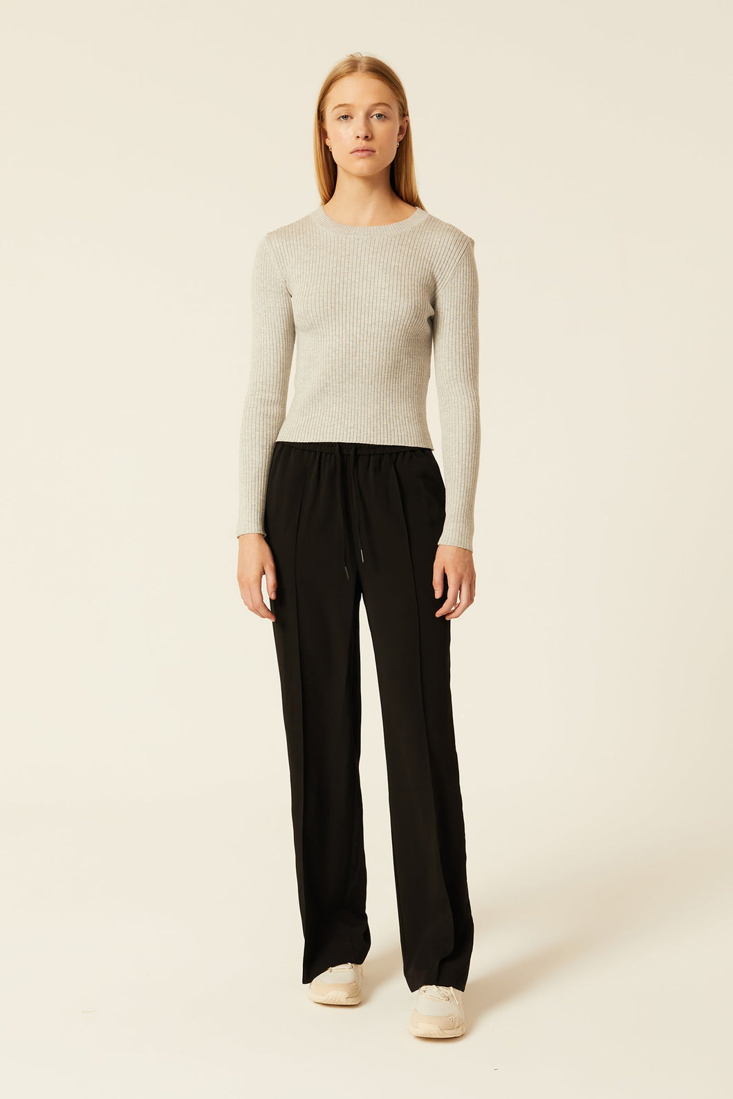 NUDE CLASSIC KNIT IN GREY MARLE